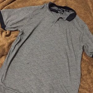 Heather polo shirt